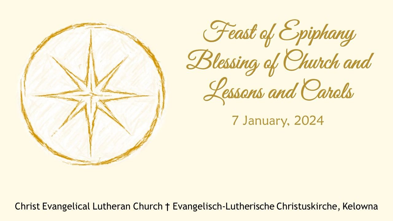 Feast of Epiphany Blessing of Church 7 January 2024